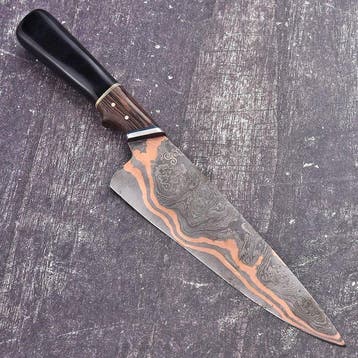 RELIC & EDGE - Keukenmes - Chefs knife - 4 - Wenge -