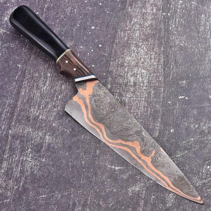RELIC & EDGE - Keukenmes - Chefs knife - 4 - Wenge -, Antiek en Kunst, Antiek | Keukengerei