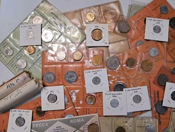 Italie. Lotto di monete italiane, comprensivo di 17