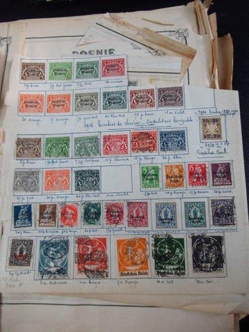 Wereld - Gevorderde postzegelverzameling, Gestempeld