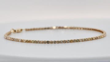 Zonder minimumprijs - Armband - 14 karaat Geel goud -