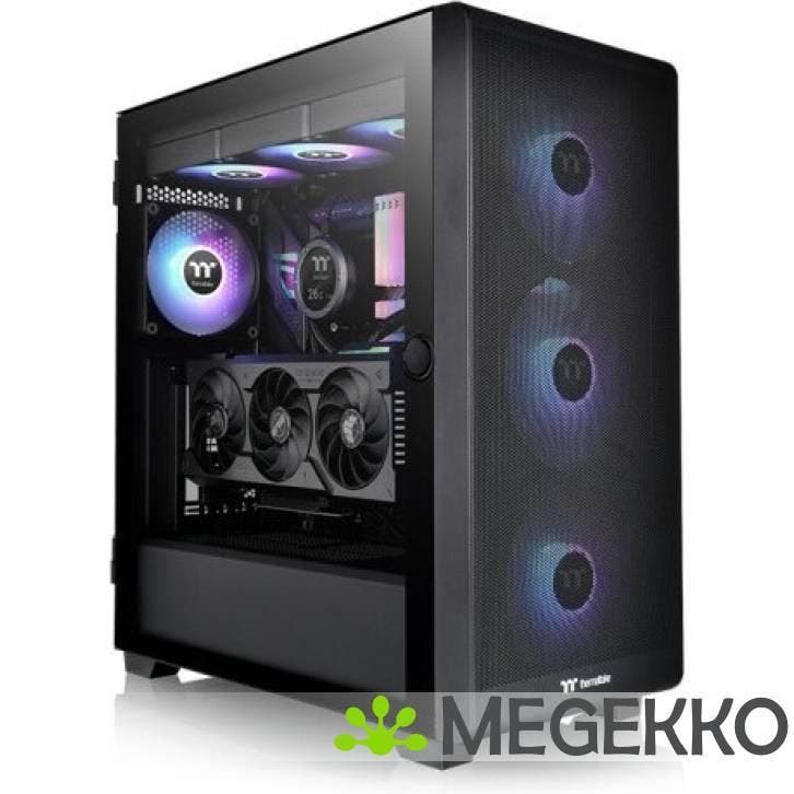 Thermaltake S250 TG Midi Tower Zwart, Informatique & Logiciels, Boîtiers d'ordinateurs, Envoi