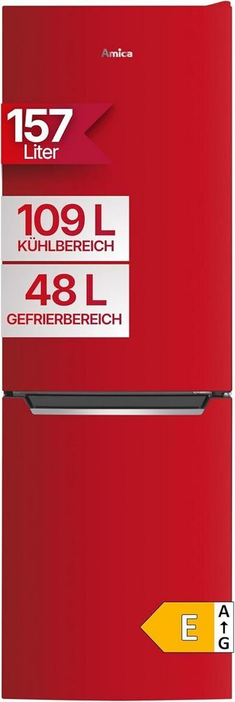Amica AKG3840R - Koelvriescombinatie - 144 cm - 211L - No, Ophalen of Verzenden