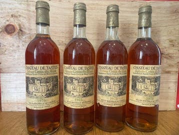 1975 Château de Tastes - Sainte-Croix-du-Mont - 4 Bouteilles, Collections