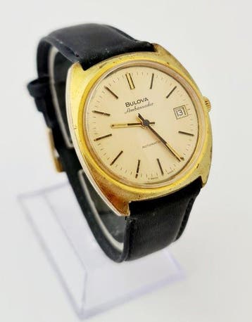 Bulova - Ambassador Automatic 23 Jewels Gold Plated 20, Nieuw