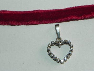 Broche - 18 carats Or blanc Diamant (Naturelle)