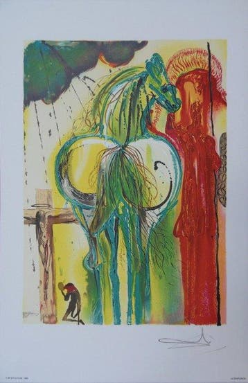 Salvador Dali (1904-1989) - Le Centurion, Antiek en Kunst