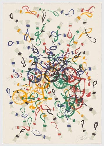 Fernandez Arman (1928-2005) - Olympic centennial, Antiek en Kunst, Kunst | Schilderijen | Modern