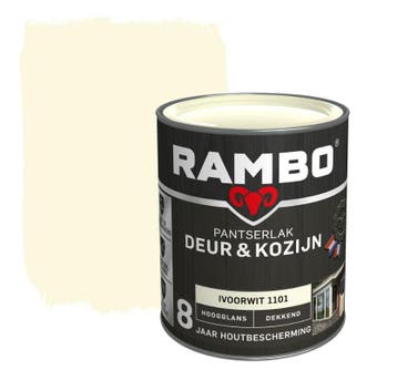 Rambo Pantserlak Deur en Kozijn Ivoorwit 2.25L, Verzenden, Nieuw