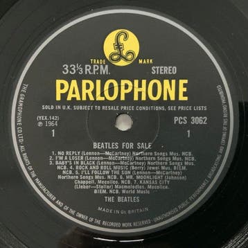 Beatles - The Beatles For Sale - 1965 UK stereo second press