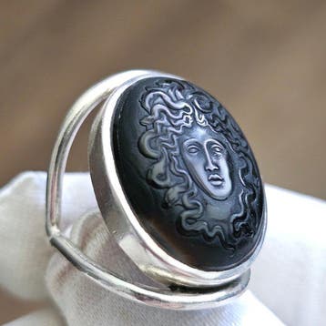 Zilver, Grand Tour-geïnspireerde Griekse mythologie Medusa