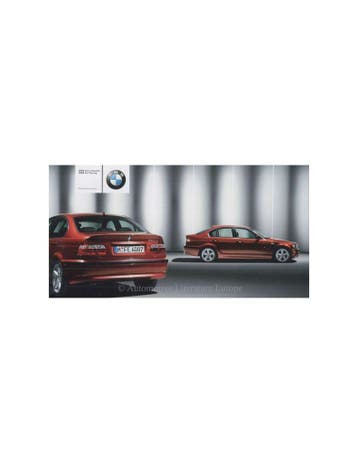 2003 BMW 3 SERIE EXCLUSIVE BROCHURE DUITS, Nieuw