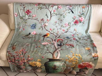 San Leucio top quality - elegante plaid chinoiserie art déco