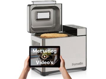 Fornello MBF-013 - Broodbakmachine - 19 programmas - PFAS, Verzenden, Zo goed als nieuw
