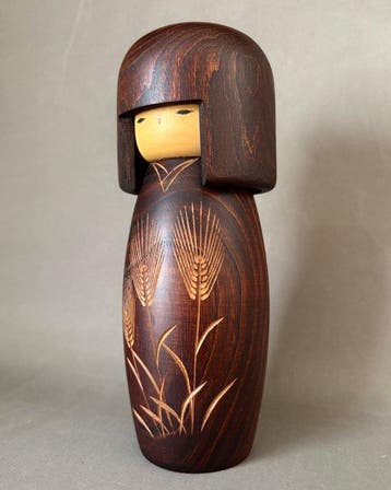 Sosaku Kokeshi Bakushu - Hout - Okamoto Usaburo - Japan -