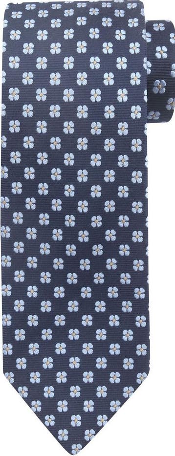 Suitable Stropdas Zijde Bloem Navy maat  Heren, Kleding | Heren, Stropdassen, Verzenden, Nieuw, Blauw, Suitable
