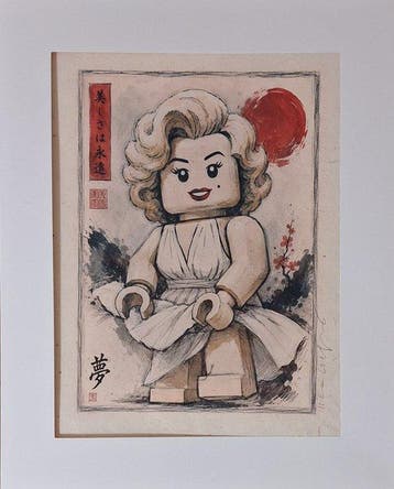Emma Wildfang - Marilyn Monroe - Lego inspired Series