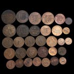 Verenigd Koninkrijk. Lot with 34 coins (several values,