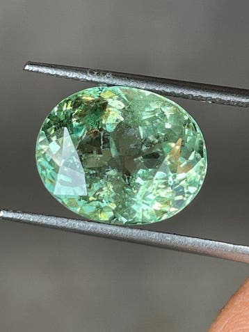 1 pcs Jaune, Vert Tsavorite - 10.27 ct, Handtassen en Accessoires, Edelstenen, Nieuw