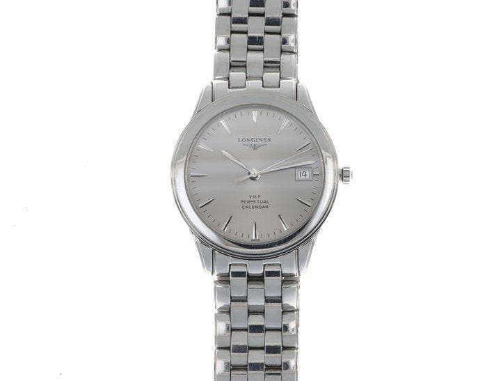 Longines - Flagship V.H.P. Perpetual Calendar - Sans prix de, Handtassen en Accessoires, Horloges | Antiek