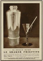 Frigivite Paris - Cocktailshaker - Verzilverd - Art Deco, Antiquités & Art