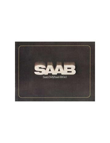 1977 SAAB 99 GLE | EMS BROCHURE NEDERLANDS