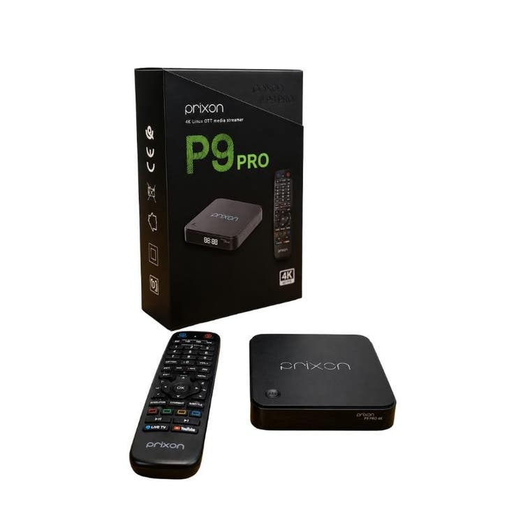Prixon P9 PRO – Krachtige 4K Linux OTT Media Streamer 2026 M, Telecommunicatie, Zenders en Ontvangers, Ophalen of Verzenden