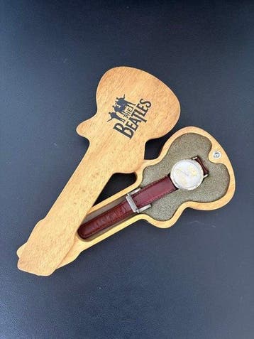 The Beatles - Montre-bracelet avec boîte en bois - Apple