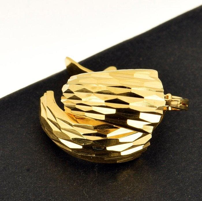 Oorbellen - 18 karaat Geel goud, Bijoux, Sacs & Beauté, Boucles d'oreilles