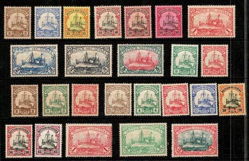 Duitse koloniën en buitenlandse postkantoren - Mooie partij, Gestempeld