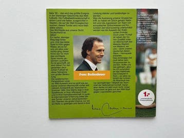 1990 Ferrero Hanuta / Duplo World Cup Franz Beckenbauer,, Collections