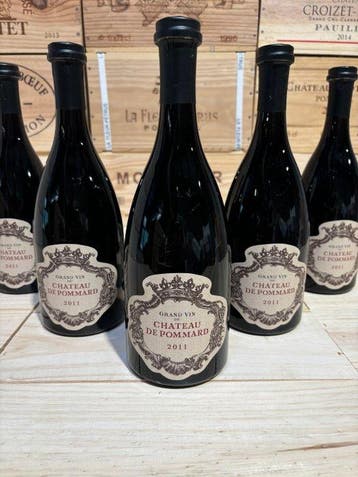 2011 Château de Pommard - Pommard - 6 Flessen (0.75 liter), Verzamelen, Wijnen, Nieuw