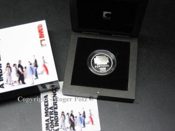 Portugal 1,50 Euro 2008 zilver Pp Spendenaktion Ami zilver, Verzenden, België