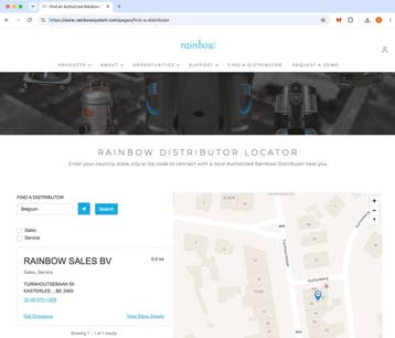 *** Enige Officiële Rainbow Importeur  België biedt aan: ***, Elektronische apparatuur, Ophalen of Verzenden, Nieuw, Minder dan 1200 watt