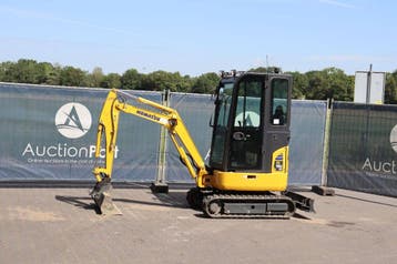 Veiling: Minigraver Komatsu PC16R-3HS Diesel 2024, Articles professionnels, Ophalen
