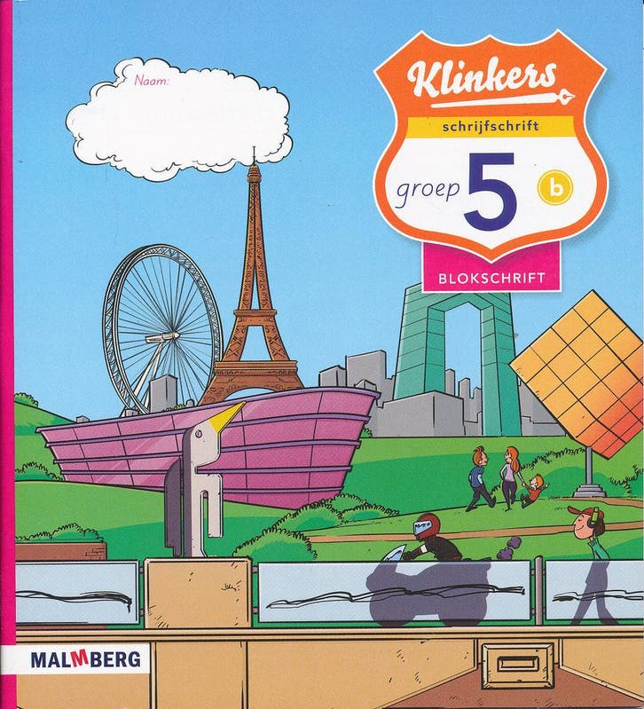 Klinkers schrijfschrift Blokschrift 5B, Livres, Livres scolaires, Envoi