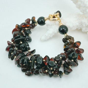 Argent, Plaqué or - Bracelet - AMBRA BALTICA