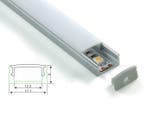 LED Profiel 1 meter - 8mm slim line, Doe-het-zelf en Bouw, Metalen, Verzenden, Nieuw