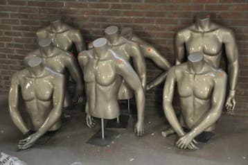 *TIP*  Herentorso's op voetplaat van exclusief A-merk, Ophalen of Verzenden