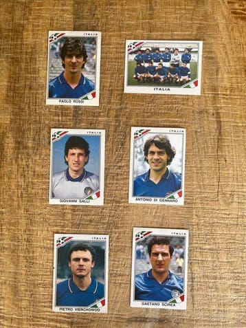 1986 Panini World Cup Mexico 86 Grupo A, Paolo Rossi - 20, Nieuw