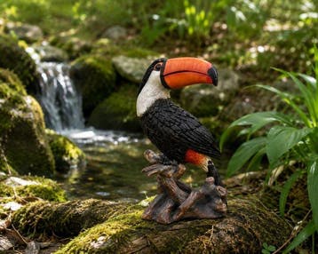 Statue, Beautiful sculpture of toucan - 31 cm - polyrésine