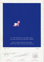 Hugo Heyrman (1942) - 3 New Year Art Cards (1992-1995)