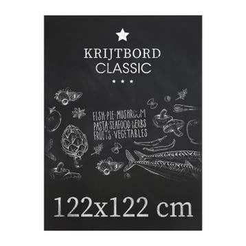 Krijtbord Classic 122x122 cm Zonder Ophangsysteem, Verzenden, Nieuw