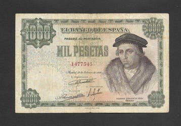 Spanje. - 3 x 1000 Pesetas - 1946/1951