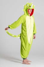 Onesie Triceratops Pakje 110-116 Dinosauruspak Kostuum Groen, Ophalen of Verzenden, Nieuw