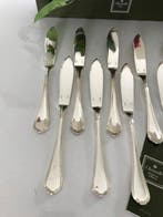 Christofle - Serveerset voor vis - Set van 12 vismessen,