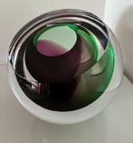 George Broft - Sculpture, “ PURPLE “ Unique - 15 cm - Verre