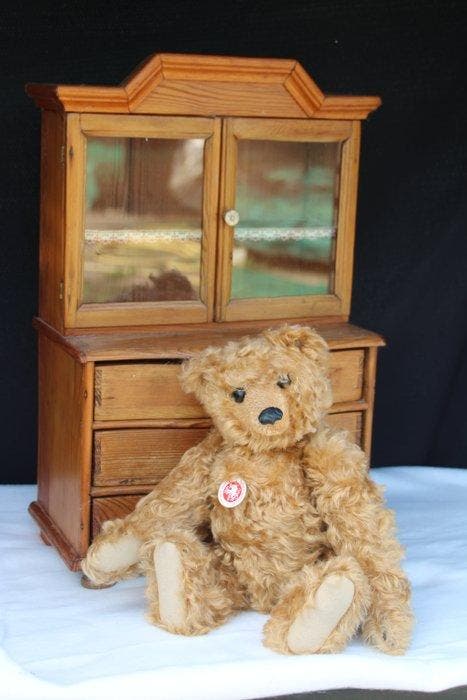 Steiff: Teddybeer Beer 28 PB 1904 replica, 2004 - Teddybeer, Antiquités & Art, Antiquités | Jouets