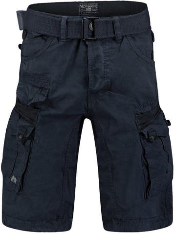 Panoramique Heren Korte Broek Geographical Norway Navy, Verzenden