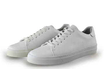 Manfield Sneakers in maat 42 Wit, Kleding | Heren, Manfield, Verzenden, Wit, Zo goed als nieuw